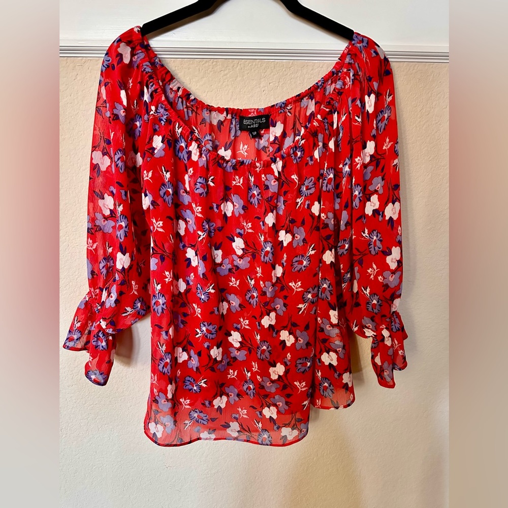 Essentials by ABS off the shoulder top